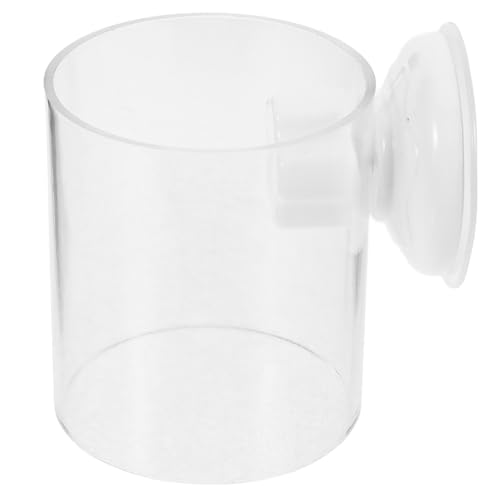 COLLBATH Fischtank Feeder Tablett Schwimmende Tasse Aquarium Fisch Fütterungsheizung Teich Betta Fisch Futter Klare Fischfutter Feeder Betta Fischtank Dekorationen Fischfleisch Flocken von COLLBATH