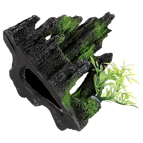 COLLBATH Fischtank Landschaftsgestaltung Rockery Aquarium Aquarium Stand Fischtank Mountain Fisch Aquarium Steine ​​Aquarium Ornamente Gefälschte Aquarium Mountain von COLLBATH