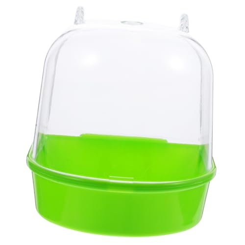 COLLBATH Vogelbadewanne Für Kleine Vögel Abgedecktes Badebecken Für Kanarienvögel Wellensittiche Und Papageien Bird Bath Cage Für Käfige Mit öchern von COLLBATH