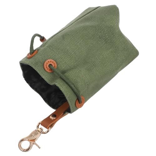 COLLBATH Futteraufbewahrung aus Canvas mit Clip für Hundetraining und Camping Militärgrün Leicht und Tragbar mit Großer Öffnung für Schnellen Zugriff Snacks COLLBATH Futteraufbewahrung aus Canvas mit Clip für Hundetraining und Camping Militärgrün Leicht und Tragbar mit Großer Öffnung für Schnellen Zugriff Snacks von COLLBATH