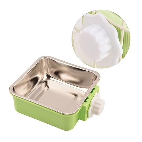 COLLBATH Futterautomat für Haustiere Hundekiste Wassernapf Wassernäpfe für Hundekisten hundebox schüssel Hundenapf pet Supplies wasserschüssel Haustiernapf Futternapf für Haustiere Green von COLLBATH