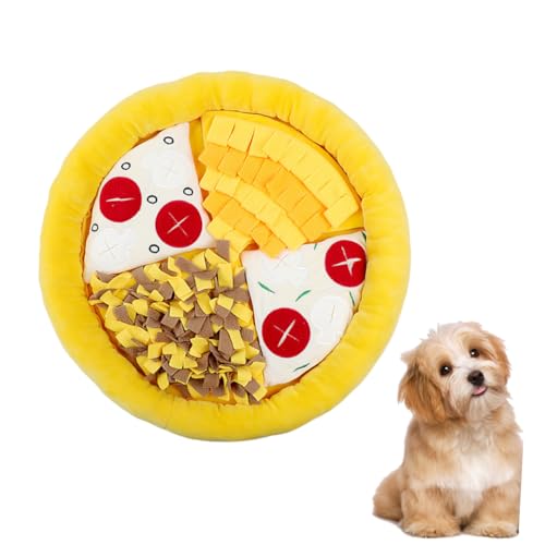 COLLBATH Futterautomat für Haustiere Schnüffelmatte für Katzen Versteckmatte für Hundeleckereien Feeder Hunde trainingsspielzeug Hundetrainingsspielzeug Hundetrainingsmatte Yellow von COLLBATH