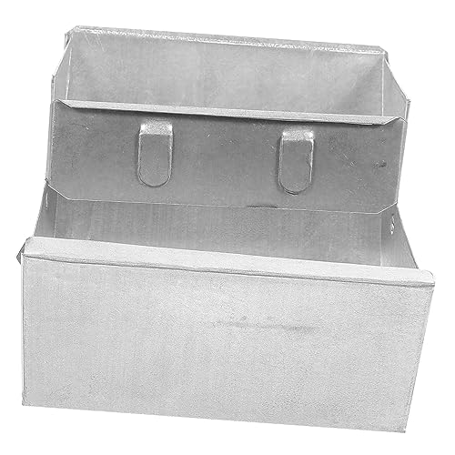 COLLBATH Futterbox Für Kaninchen Hasenspender Futterautomat Für Haustiere Spender Für Kaninchenkäfige Wurf Häschen-Feeder Hängematte Futterbeutel Für Kaninchen Hamster Heu Coop Eisen Silver von COLLBATH