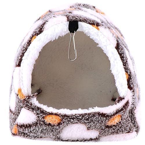 COLLBATH Hängematte für Hamster Haustierbett zum Aufhängen aus Baumwolle Hamsterzubehör für Käfige pet Bed haustierfeldbett Schlafsack Hamster hängendes Meerschweinchen-Hängematte von COLLBATH