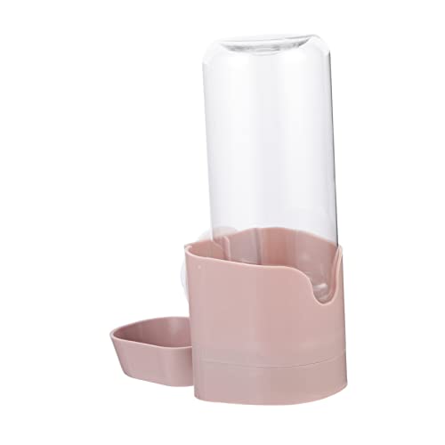 COLLBATH Hängender Wasserkocher Hängender Wasserspender Waschbarer Wasserhalter Für Haustiere Wasserspender Für Hunde Hängende Hundewasserflasche Automatisches Katzenwasser Rosa Abs von COLLBATH