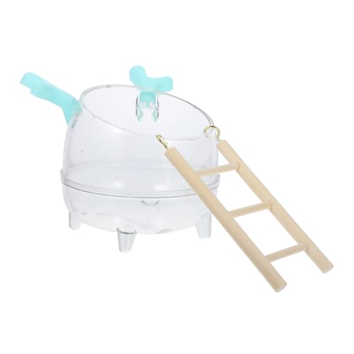 COLLBATH Hamster Badezimmer Toilette grabender Hamster Haustier-Deo Waschbecken Hamster Sandhamster Sandbad für Hamster Hamsterkäfig Zubehör Hamster-Badeschale Hamster duschwanne hölzern von COLLBATH