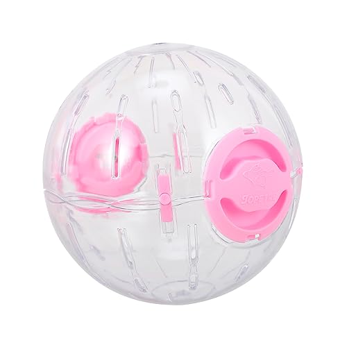 COLLBATH Leiser Mini-Hamster-Fitnessball 16 cm Haustier-Trainingsrad Spielzeug für Chinchilla zufällige Farbe von COLLBATH