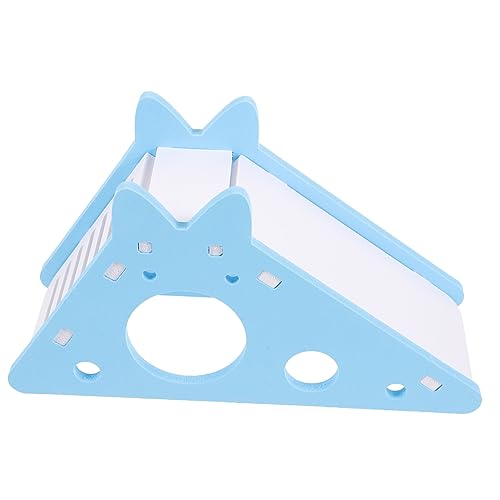 COLLBATH Hamster- Meerschweinchenhäuser Und Verstecke Für Hamster Meerschweinchen Versteck Meerschweinchenhaus Kleintierkäfig Hamster Verstecken Hamsterspielzeug PVC Sky-Blue von COLLBATH