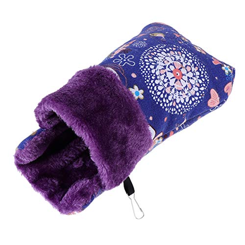 COLLBATH Hamster-Nest Igeltasche Sugar Glider Schlafhaus Kaninchen Hase Tiere Hund hamsterbett Kleintier Schlafsack Kleintier Baumwollbeutel Hamsternest Hamster Winterbett Segeltuch Blue von COLLBATH