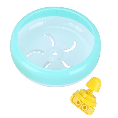 COLLBATH 18 cm Mini Rad Haustier Spielzeug Stille Hamster Laufrad Fliegende Untertasse Zufällige Farbe von COLLBATH