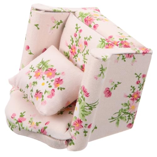 COLLBATH Hamster Sofa Stuhl Hamster Zubehör Kleines Hamster Sofa Hamster Bett Schmücken Hamster Zubehör Bequemes Hamster Spielzeug Schönes Miniatur Sofa Haustierkäfig Hamster von COLLBATH