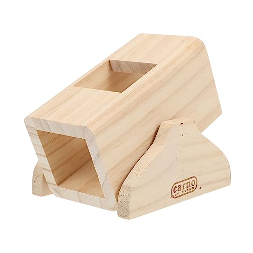 COLLBATH Hamster-Spielzeug Hasenspielzeug Für Kaninchen Hase Kauspielzeug Kleines Tier Kleintierkauen Kaninchen Kauspielzeug Mini-tunnelspielzeug Für Haustiere Eichhörnchen Spielzeug Holz von COLLBATH