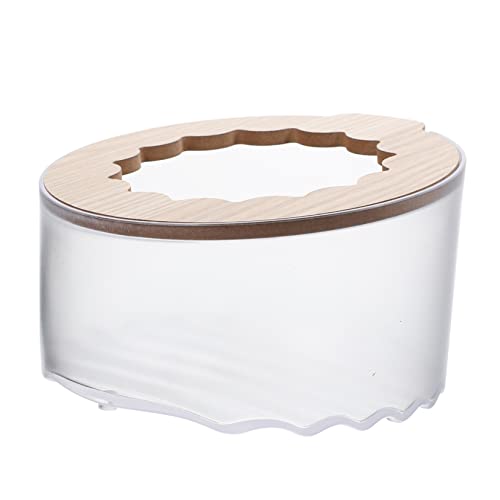 COLLBATH Hamster Toilette Klare Hamstertoilette Meerschweinchen-Toilette Rennmaus Badezimmer Meerschweinchen-badewanne Hamster-sandbadehaus Hamsterspielzeug Sandtrockenbad Transparent Abs von COLLBATH