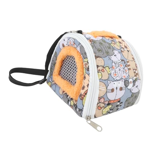 COLLBATH Hamster Tragetasche Hamster Tragetasche Welpen Tragetasche Haustierkiste Tragetasche Für Rattenspielzeug Wellensittich Reisetasche Haustiertasche Tragbare Kleine Hunde von COLLBATH