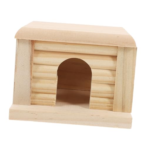 COLLBATH Hamster verstecken Hamster Spielplatz Hamster Hamster Holz Versteck Chinchilla-Hamster Schaumstoffkreis zum Selbermachen Kaninchenzubehör Hamster Heimtierbedarf hölzern von COLLBATH