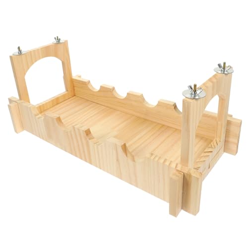 COLLBATH Pet Bridge Chinchilla Hideout Holzkäfig für Haustiere Ratten und Hamster Spielzeugbett von COLLBATH