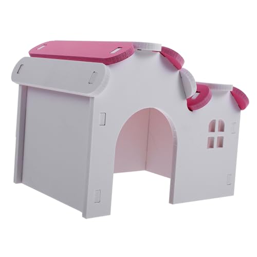 COLLBATH Hamsterhütte für Hamster PVC Verstecktes Nest Haustier Ruhehaus Schlafvilla Kleintierunterschlupf von COLLBATH