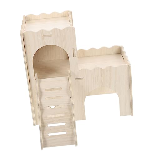 COLLBATH Haustier Hamster Holz Hamster Versteck Lebensraum Ratte Leiter Meerschweinchen Spielzeug Sicher Material von COLLBATH