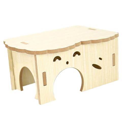 COLLBATH Hamsternest aus Holz nagerhaus Hamsterhaus Hamster-Winterhaus Guinea verstecken Meerschweinchen verstecken Häuser Spielzeug Mäuseholzhütten Hamsterhütten aus Holz hölzern von COLLBATH