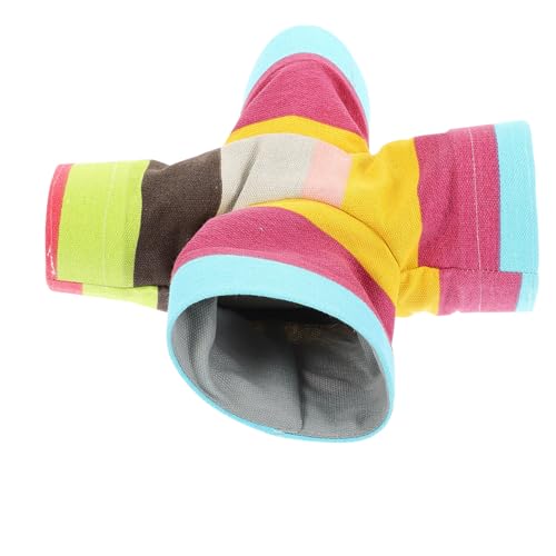 COLLBATH Hamsterspieltunnel Hamster hamsterspielzeug Rabbit Plaything Colorful Hamster Tunnel Toy Kindertunnel Hamsterversteck Tunnel Schwamm Hamstertunnel Pet-Bohrrohr Segeltuch von COLLBATH