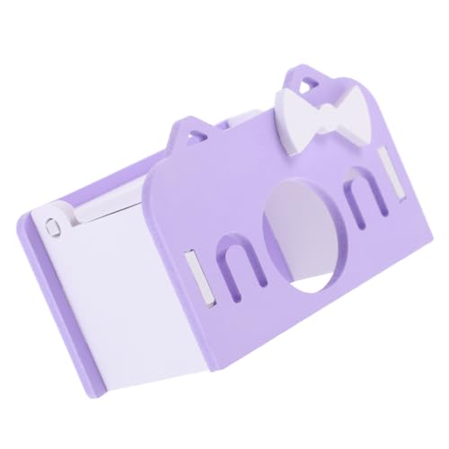 COLLBATH Hamsterversteck Kaninchenstall Hasenversteck Käfig Rattenfalle Schildkröte Hamster hamsterspielzeug Schlafplatz Hamsterhaus entzückendes Rattenversteck PVC Violet von COLLBATH