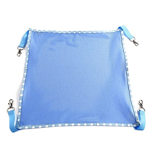 COLLBATH Haustier-Hängemattenbett Katzenhängematte für Käfig unter Stuhlhängematten Wandhängematte für Katzen pet Bed petbett katzenbetg Etagenkäfig für Haustiere Tier Hängekäfig Blue von COLLBATH