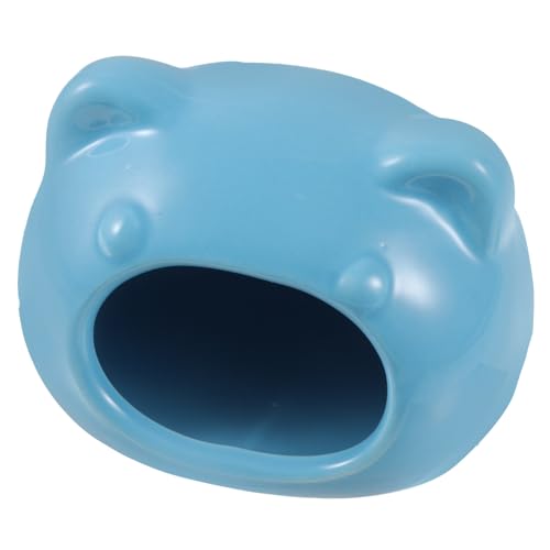 COLLBATH Haustier Hamster Froschnest Katzenhängematte Im Freien Blauer Hamster Plattformen Für Hamster Plüsch Käfig Stehender Flip-Desktop Luke Wecker Hühnchen-Timer Junge Keramik Sky-Blue von COLLBATH