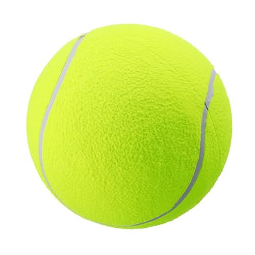 COLLBATH Haustier Tennisball Hundespielzeug Lustiger Tennisball Sportspielball Aufblasbarer Ball Riesen Tennisball Kauspielzeug Für Hunde Aufblasbarer Riesenball Für Haustier von COLLBATH