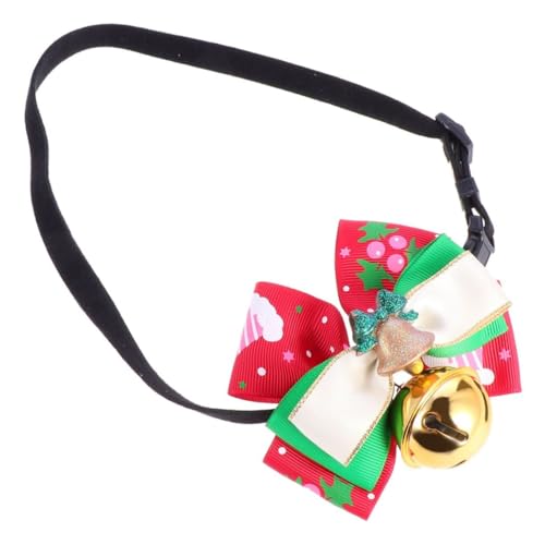 COLLBATH Haustierhalsband Weihnachtshundehalsband Halloween-hundehalsband Hund Fliege Versorgung Fliege Für Haustiere Weihnachtshundefliege Pet Fliege Versorgung Weihnachten Zubehör Tuch von COLLBATH