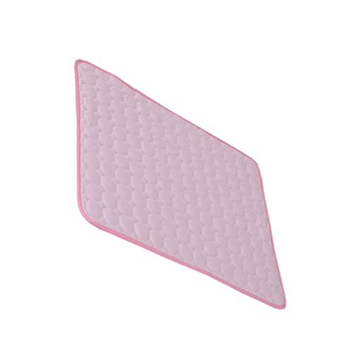 COLLBATH Haustiermatte Hund Schlafkissen Haustier-sommermatte Katzen-sommerkühlmatte Kühlendes Hundebett Kühlpad Für Kistenpad Kleine Tierdecke Kühlbox-unterlage Für Hunde Hundematte Rosa von COLLBATH