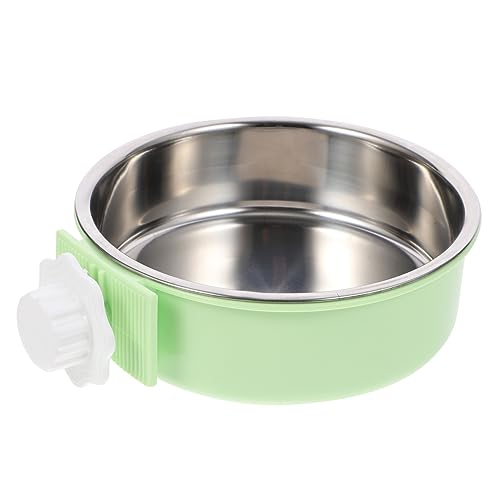 COLLBATH Haustiernapf Katzenmatten für Futternäpfe Futterstation für Katzen Katzenfutter-Puzzle mehrere edelstahlschüsseln edelstahlschalen Hundefutter Futterautomat für Haustiere Green von COLLBATH