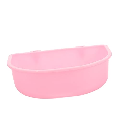 COLLBATH Haustiernapf Schüsseln für Haustiere Futternäpfe für Katzen Käfigschalen pet Supplies pet Food Container dogbowl kleine hundenäpfe für welpen kleine Katzennäpfe Plastik Rosa von COLLBATH