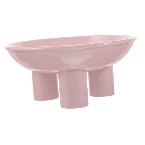 COLLBATH Haustiernapf pet Water Bowl pet Bowl Haustierwassernapf hundefutter behälter katzenfutter schüssel Kompakter Futternapf Katzennäpfe Hundenapf Katzennapf erhöht Plastik Rosa von COLLBATH