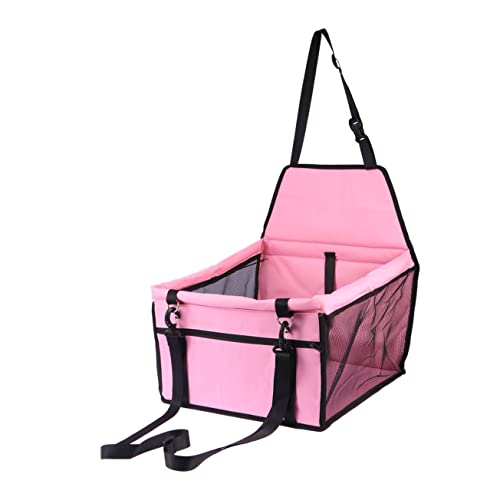 COLLBATH Haustiertasche für den Autositz Dog car seat Covers hundeautositz Käfigbecher für Hühner Autobett für Haustiere autositzauflage Hundetasche im Auto Hund autositz Rosa von COLLBATH