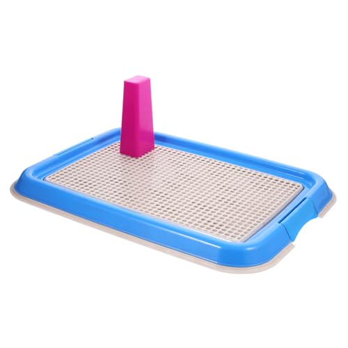 COLLBATH Mesh-Haustiertoilette Welpen-Innentoilette Hunde-PIPI-Trainingstoilette Haustier-Zugversorgung Hundetöpfchen zufällige Farbe von COLLBATH