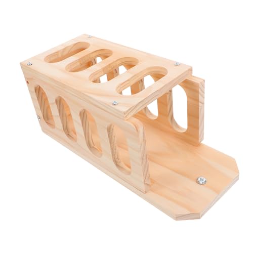 COLLBATH Heuraufe aus Holz für Käfige Abfall Futterspender für Kleintiere Platzsparend für Chinchillas Sorgt für Fütterung und Gesunde Essgewohnheiten COLLBATH Heuraufe aus Holz für Käfige Abfall Futterspender für Kleintiere Platzsparend für Chinchillas Sorgt für Fütterung und Gesunde Essgewohnheiten von COLLBATH