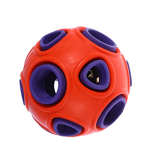 COLLBATH Hund Beißwiderstand Spielzeugball Haustier-Welpen-Kauspielzeug Welpenzahnen Hund spielt Ball Dog Toy hundespielzeuge Dogs Toys Sporttrainingsspielzeug für Haustiere pet kicherball von COLLBATH