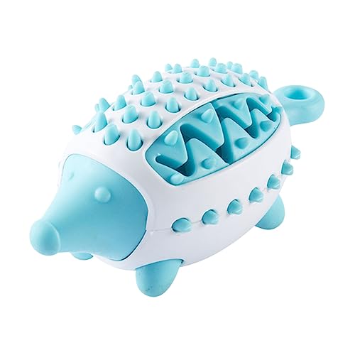 COLLBATH Hund fehlt Futterball Bälle für Hunde Werfer Welpe kauen Interactive Dog Toys Dog chew Toy Ablenkungsspielzeug für Hunde Quietschendes Ballspielzeug für Hunde Sky-Blue von COLLBATH