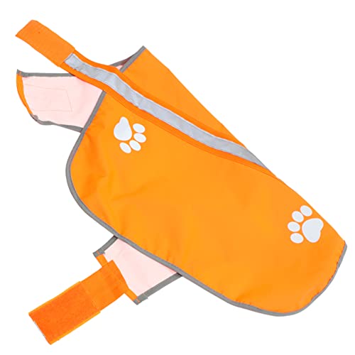 COLLBATH Verstellbare Reflektierende Haustierweste Für Bis Mittelgroße Hunde Outdoor-Hund Oxford-Stoff Helle Farbe von COLLBATH