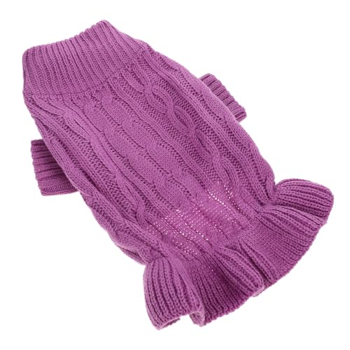 COLLBATH Hunde Rollkragenpullover Haustier Hundekostüm Katzen Wärmekleidung Wärme Hundekleidung Entzückende Haustierkleidung Bezaubernder Haustierpullover Winter Haustierbekleidung von COLLBATH