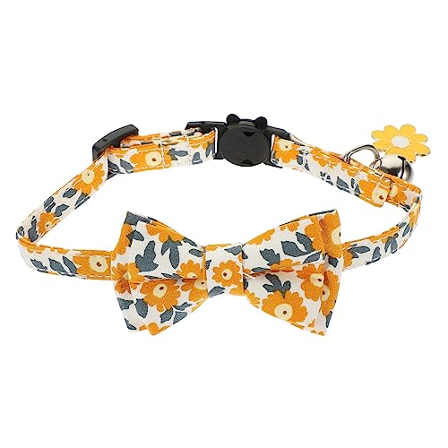 COLLBATH Hundehalsband Katzenhalsband Windeln Für Hunde Welpenhalsband Züchten Welpenstreuhalsbänder Blumen Hundehalsband Haustier Kragenschleifen Welpen Kauen Kauer Aluminiumlegierung von COLLBATH