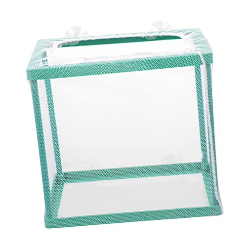 COLLBATH Inkubation Sbox Inkubation Netzwerk Fischzuchtbecken Züchternetz Für Aquarien Fischgärtnerei Für Aquarien Aquarium-aufzuchtbecken Fischnetz Für Aquarien Green Plastik Und Stoff von COLLBATH