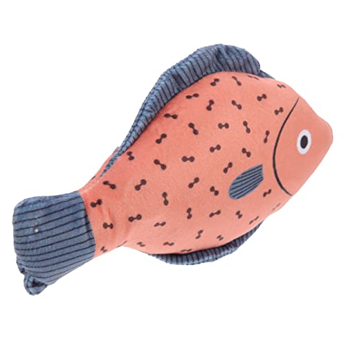 COLLBATH Kätzchen Catnip Toy Plush Fish Catnip Toy Katze Necke Spielzeug Innenkauen -kauspielzeug Necken von COLLBATH