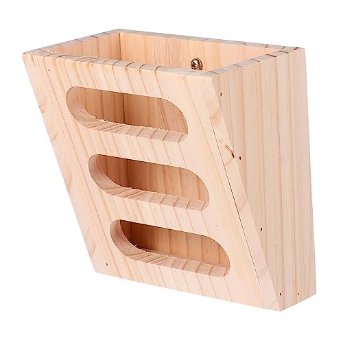 COLLBATH Kaninchenfutter Holz Heu Feeder Krippe Rack Stand Food Bowl Pet Grashalter von COLLBATH