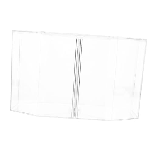 COLLBATH Kasten Betta-Box Fischnetze Filter Fischfutterspender für Aquarien aufzeichnen Tür Fische züchten Fischzucht Aquarienversorgung Inkubator zum Ausbrüten von Fischen Abs Transparent von COLLBATH