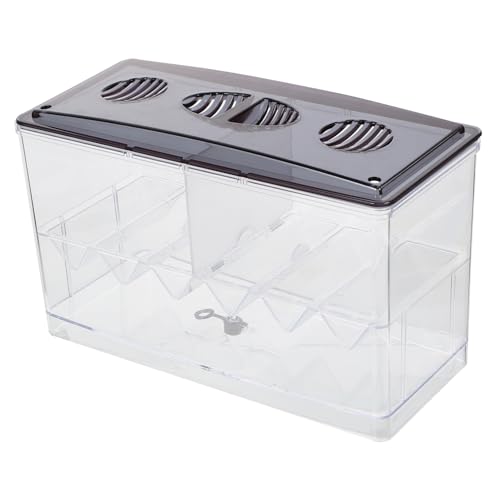 COLLBATH Kasten Betta-Box Zuchtfall Zuchtkoffer aus Acryl insccts Zuchtgehege Fisch Zubehör transparenter Zuchtkoffer schleichtiere Aquarienzuchtkoffer Zuchtversorgung Zuchtzubehör Plastik von COLLBATH