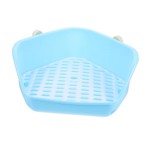 COLLBATH Kasten Kaninchentoilette Hamsterbad Sandzimmer Chinchilla-Töpfchen Hamster-Töpfchen-Station Hamster klo hasentoilette Haustier Kaninchen-Toilettenbecken Igel-Toilette Plastik von COLLBATH