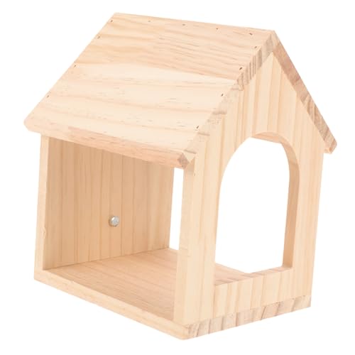 COLLBATH Natürliches Holz Papagei Zucht Box Sittich Nistkasten Vogel Nisthaus für Ziervögel Vogel Feeder von COLLBATH