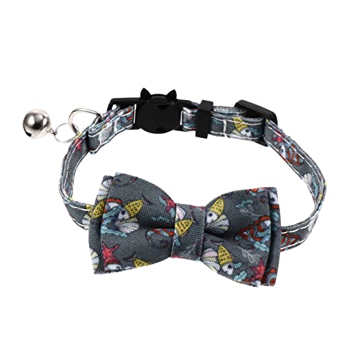 COLLBATH Katzenhalsband Hundebogen-Halsbekleidung Katzenbogen Abreiß für Kätzchen-Kragen Kitten Pet-Bogen- Haustier Krawatten Nylon von COLLBATH