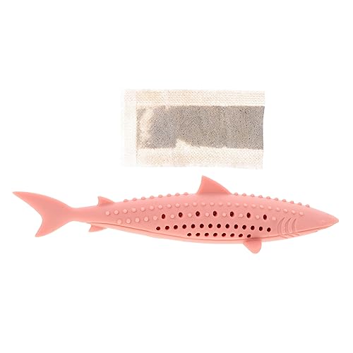 COLLBATH Katzenminze Fisch Katze Fischförmiges Katzenspielzeug interaktives katzenspielzeug Interactive cat Toy interaktives Kätzchenspielzeug Fischspielzeug aus Silikon Kieselgel von COLLBATH